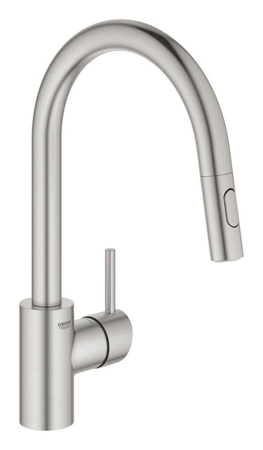 GROHE Concetto køkkenarmatur C-tud bruser dual SuperSteel - 1
