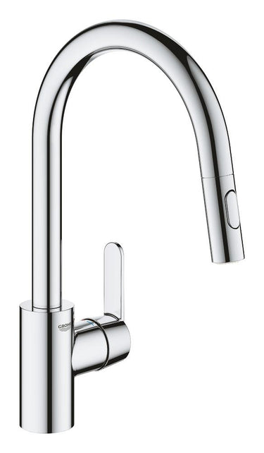 GROHE Get køkkenarmatur C-tud bruser dual krom - 1