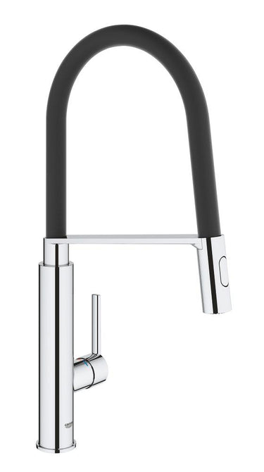 GROHE Feel etgrebs køkkenarmatur profi-bruser krom - 1