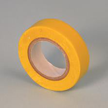 Isolerbånd vinyl 15 mm x 10 m gul - 1
