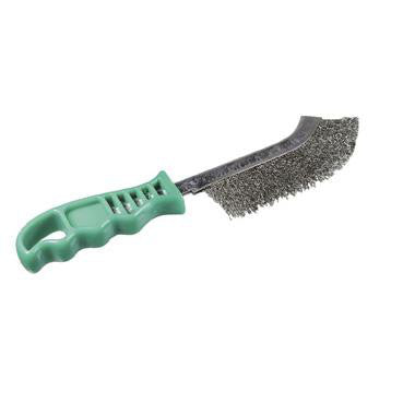 Håndstålbørste DIY/ECO 1 rækker 0,30 RF med plasthåndtag - 1