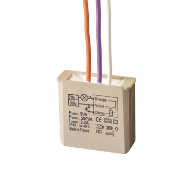 MTR500e Elektronisk kiprelæ/timer med soft start/stop til indbygning. - 1