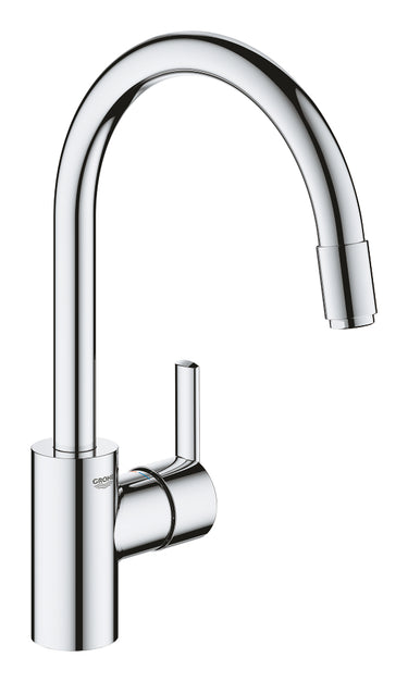 GROHE Feel køkkenarmatur med C-tud udtræks mousseur krom - 1