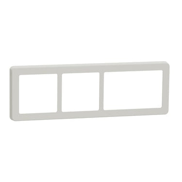 FUGA Base 63 designramme 3,5 modul lysegrå - 1