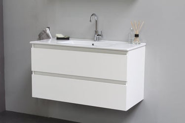 Sanibell Online møbelsæt 100x46cm hvid højglans usamlet - 1