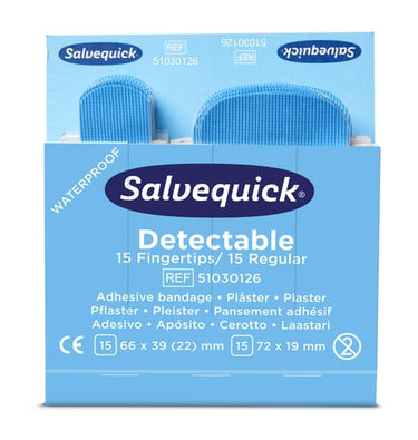 Salvequick Fingertip/Normal Blue sporbar - 1