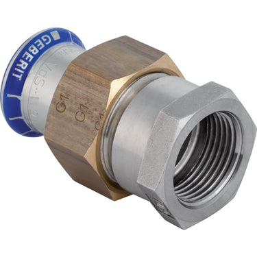Geberit Mapress rf union med indvendigt gevind: d=15mm Rp=3/4" G=3/4" - 1