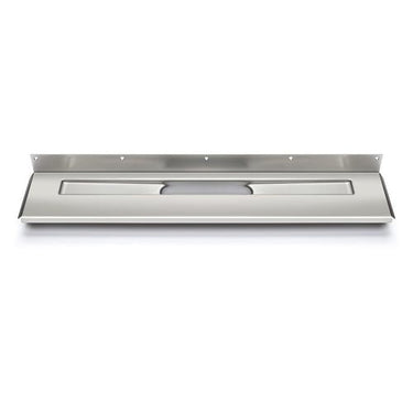 Unidrain Linie afløbsarmatur - bejdset rf stål 1004 600mm m/vægflange - 1