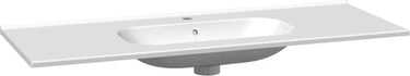 Dansani Luna Kantate porcelænsvask 121 cm hvid - 1