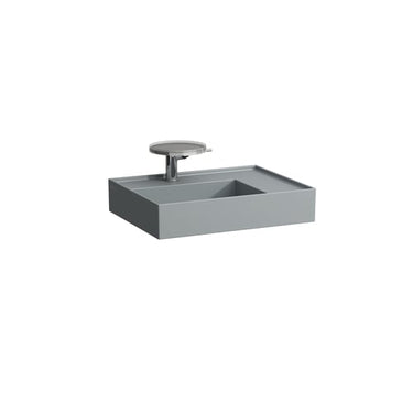 LAUFEN Kartell By LAUFEN håndvask 60 x 46 cm hylde højre mat grafit - 1