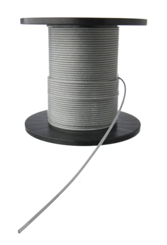 Galv Stålwire med pvc 2-3MM 6X7+1 rulle á 25 meter - 1