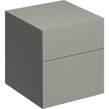Geberit XENO² sideskab 450x510x462mm m/2skuffer greige spånplade lak - 1