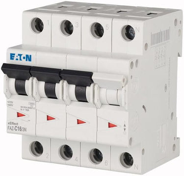 Automatsikring 16A 3P+N C FAZ-C16/3N - 1