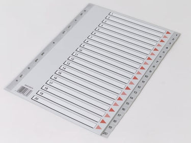 Plastregister Q-Line A4 1-20 - 1