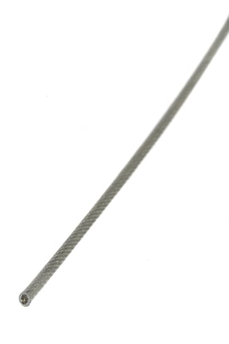 Stål wire nylonforhudet 1x19 1,3-2,3mm rulle á 100 meter - 1
