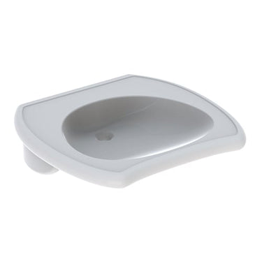 Geberit Vitalis håndvask 650x600x150mm t/bolte hvid porcelæn 636497650 - 1