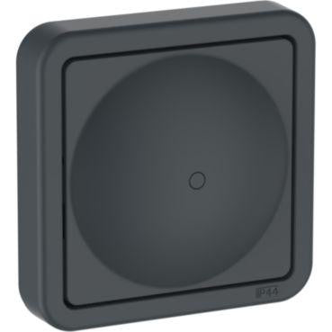 OPUS® 74 adapterdæksel for lampeudtag 1 modul IP44 antracitgrå - 1