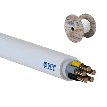 Forsyningskabel NOIKX 90° 5G10 Lysegrå Tr500 - 1