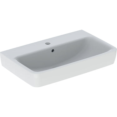 Geberit Renova Compact håndvask t/møbel 650 x 400 x 175 mm hvid porcelæn KeraTect - 1