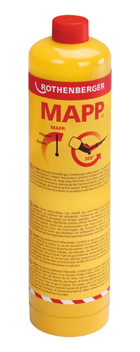 Rothenberger Gasdåse Mapp 7/16'' Lille Gevind - 1