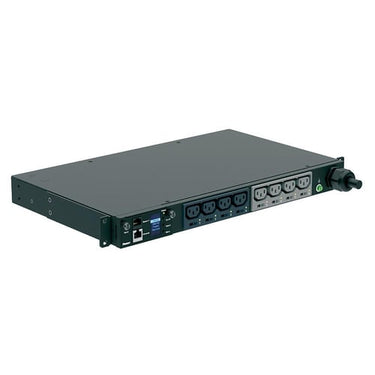 Powerpanel MSPO 19" 1U 230V/32A 8xC13 med 3m ledning sort - 1
