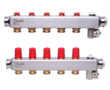 Danfoss gulvvarmemanifold 5+5 SSM - 1