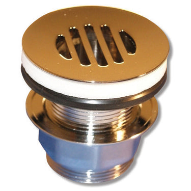 Bundventil med rist 1 1/4" - 1