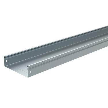 P31 MFS kabelbakke uperforeret 60x300 varmgalvaniseret 3 meter - 1