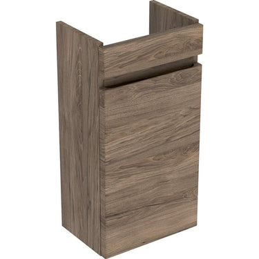Geberit Renova Plan vaskeskab 310 x 220 x 605 mm 1 låge nøddetræ højkomprimeret trelags-spånplade struktureret folie - 1