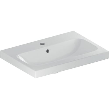 Geberit Icon LIGHT håndvask 750 x 420 x 170 mm hvid porcelæn KeraTect - 1