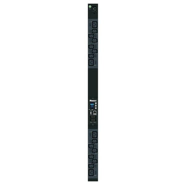 Powerpanel MS Vertikal 230V/16A 12xC13+4xC19 med 3m ledning sort - 1