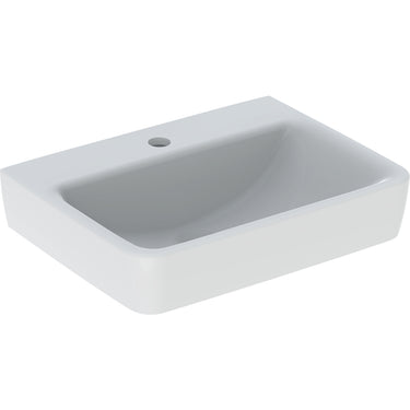 Geberit Renova Plan håndvask 500 x 480 x 165 mm hvid porcelæn KeraTect - 1