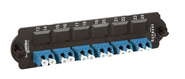 HD montageplade 6xLC duplex singlemode (incl adaptore) - 1