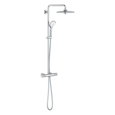 GROHE Euphoria 260 brusesystem med termostat til væg krom - 1