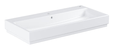GROHE Cube Ceramic håndvask til bordplade med PureGuard 100 cm - 1