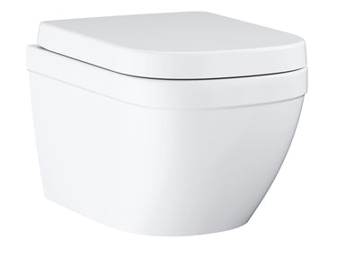 GROHE Euro Ceramic væghængt toilet inkl. soft close sæde - 1