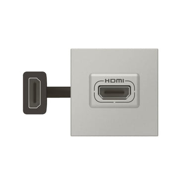 Mosaic AV HDMI udtag forlænger 15cm kabel 2M alu - 1