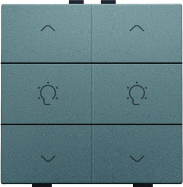 Dæmpertryk dobbelt steel grey coated NHC - 1