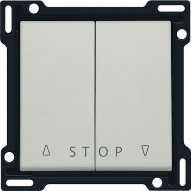Tangent til jalousiafbryder med symbol for op-ned-stop light grey - 1