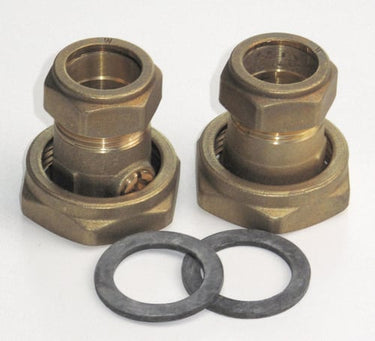 Grundfos unionssæt messing m/afspærring Type 20 - 22mm - 1