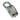 Taljeblok 30MM galvaniseret med 1 nylonhjul - 1
