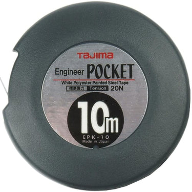 Pocket båndmål 10M FIG 4 KL 1 Rustfrit stål - 1