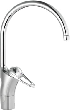 FM Mattsson 9000E II køkkenarmatur 233 mm høj C-tud forkromet - 1