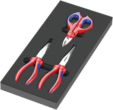 9781 Skumindsats Knipex pliers sæt 2 3 dele - 1