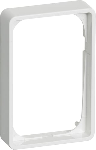 FUGA ramme Baseline 50 1,5 modul 14 mm høj hvid - 1
