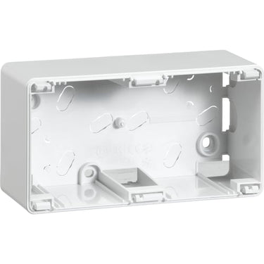 OPUS 66 underlag 45 MM højt 2 modul hvid - 1