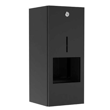 Pressalit Public Premium toiletpapirholder 1 rulle toiletpapir + 1 reserverulle mat sort - 1