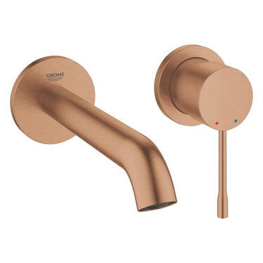 GROHE Essence New etgrebs håndvaskarmatur 1/2/183 mm tud/væg børstet Warm Sunset messing - 1