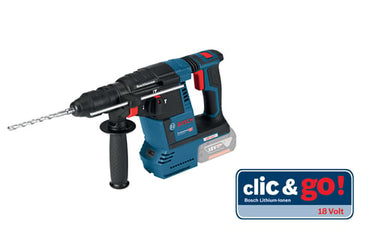 Blå Bosch 18V borehammer gbh 26 solo - 1