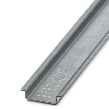 DIN-skinne NS35/7,5 uden huller forzinket L=2m - 1